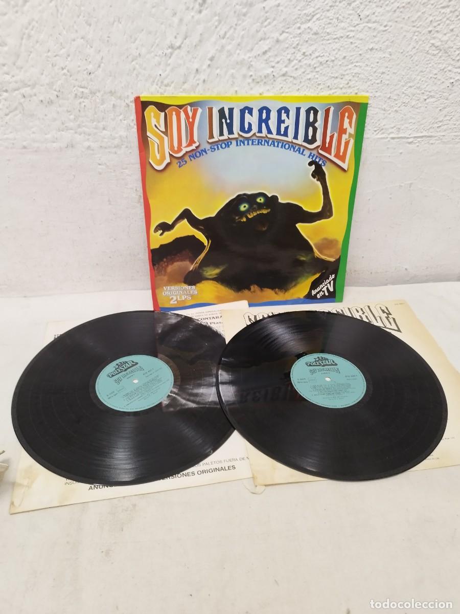 Discos de vinilo: Soy Incre&iacute;ble (25 Non-Stop International Hits). Doble vinilo lp recopilatorio.