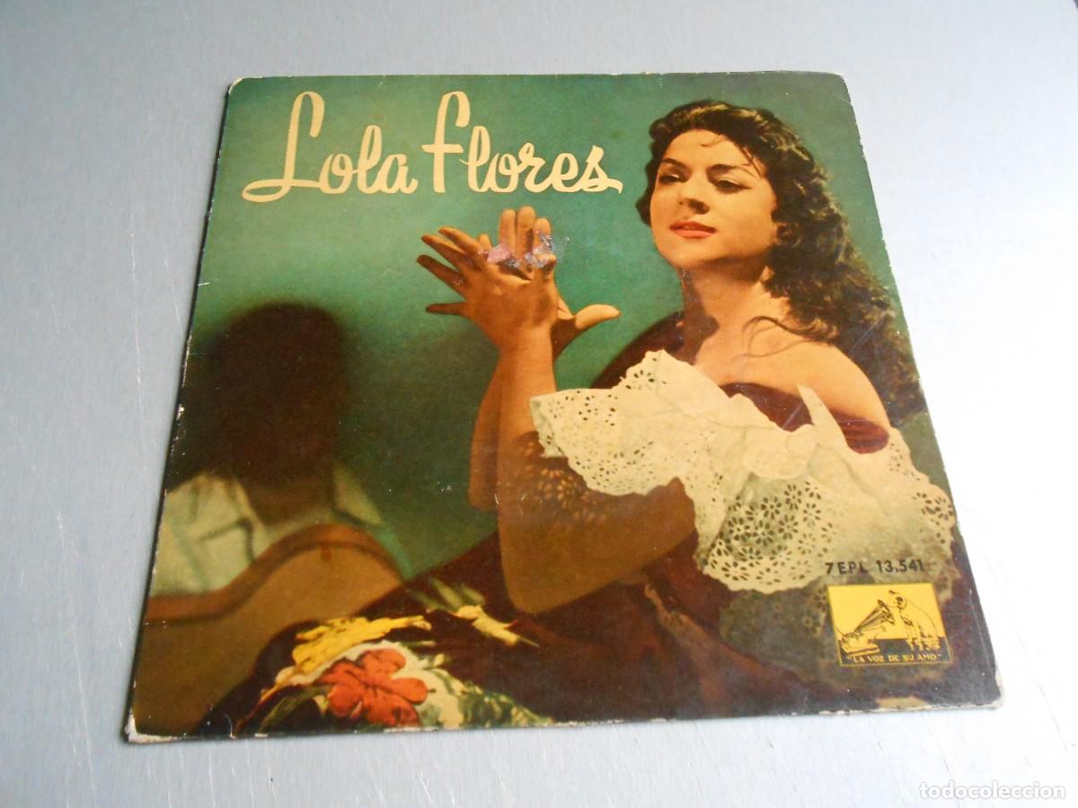 Discos de vinilo: LOLA FLORES, EP, MANOLITA LA PRIMERA + 3, A&Ntilde;O 1960, LA VOZ DE SU AMO 7EPL 13.541