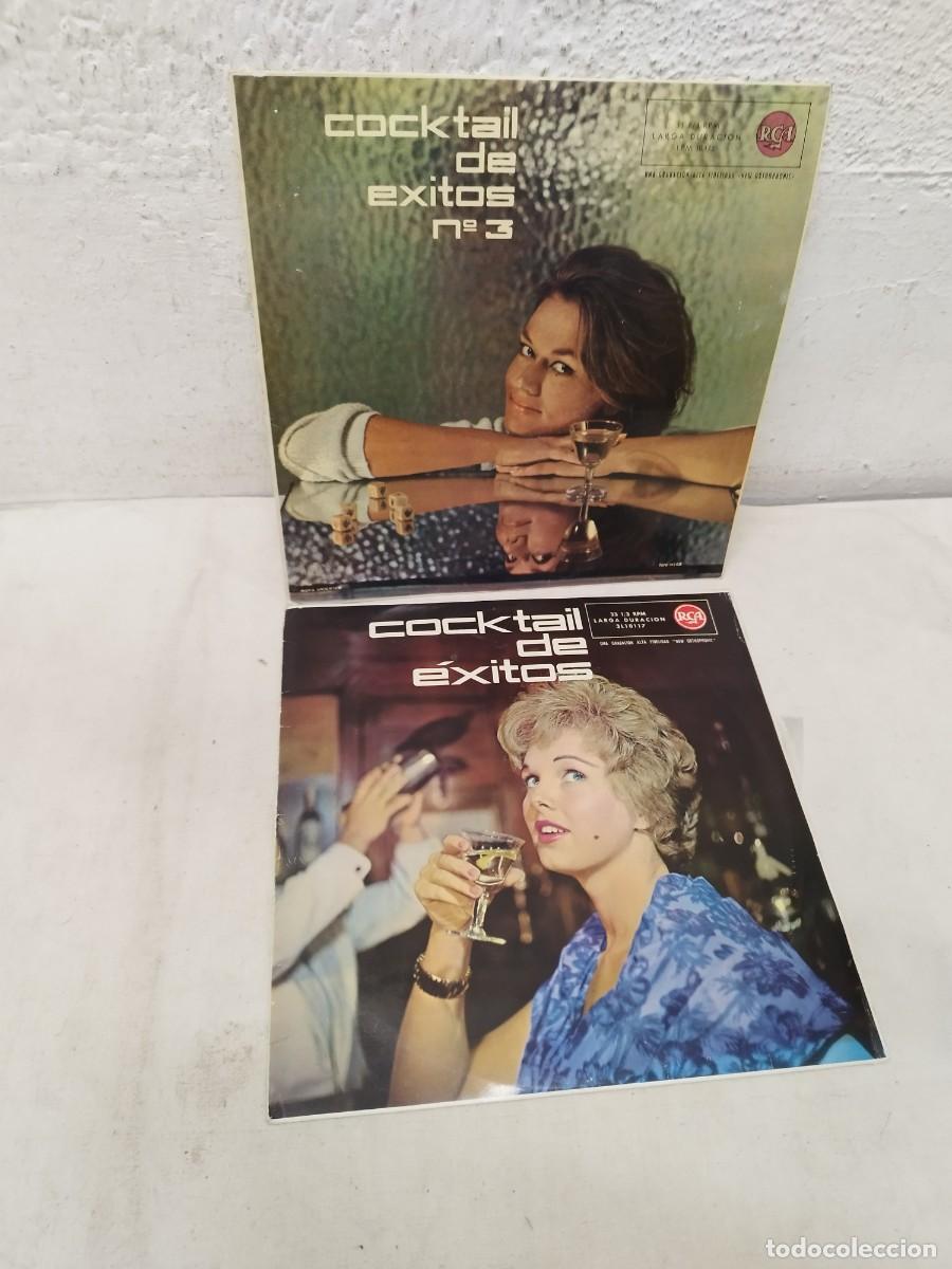 Discos de vinilo: Lote 2 Vinilos LP 'Cocktail De &Eacute;xitos' Vol. 1 y N&ordm; 3 (RCA A&ntilde;os 60) - Impecables&rdquo;.