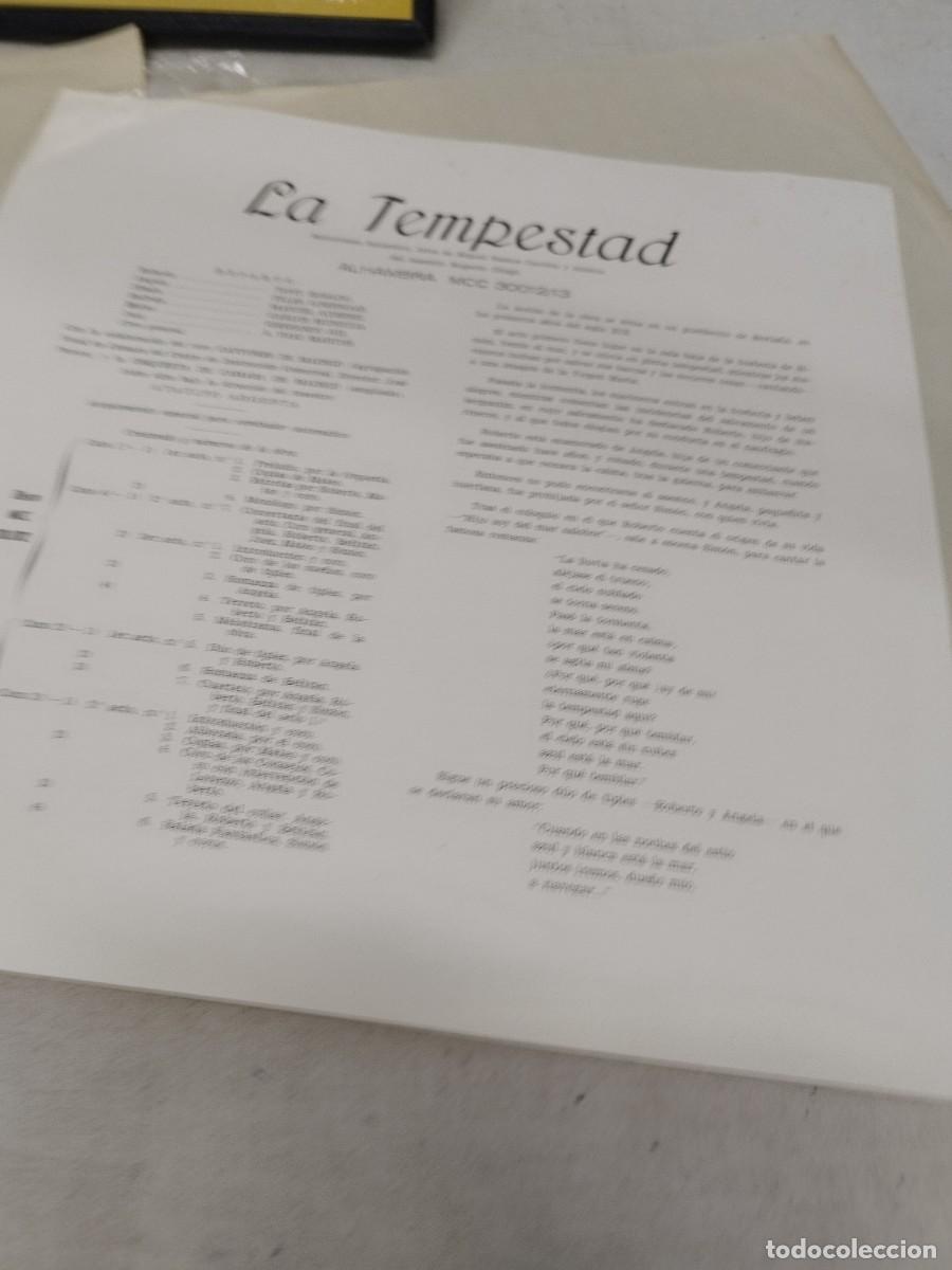 Discos de vinilo: Cofre 2 LP Zarzuela La Tempestad - Ruperto Chap&iacute; (Alhambra, 1954). - Foto 3