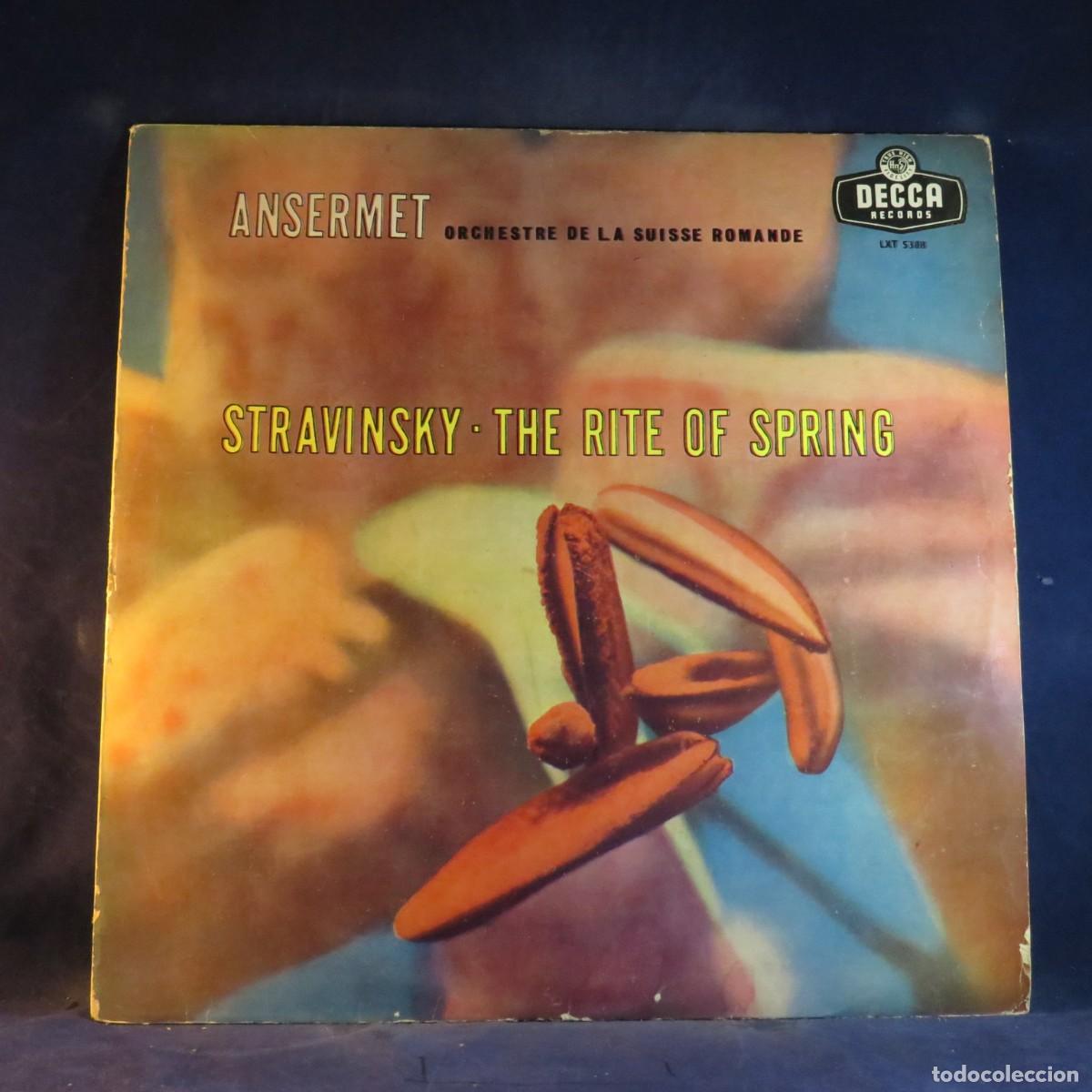 Discos de vinilo: STRAVINSKY, ANSERMET ∙ L'ORCHESTRE DE LA SUISSE ROMANDE &ndash; THE RITE OF SPRING - LP