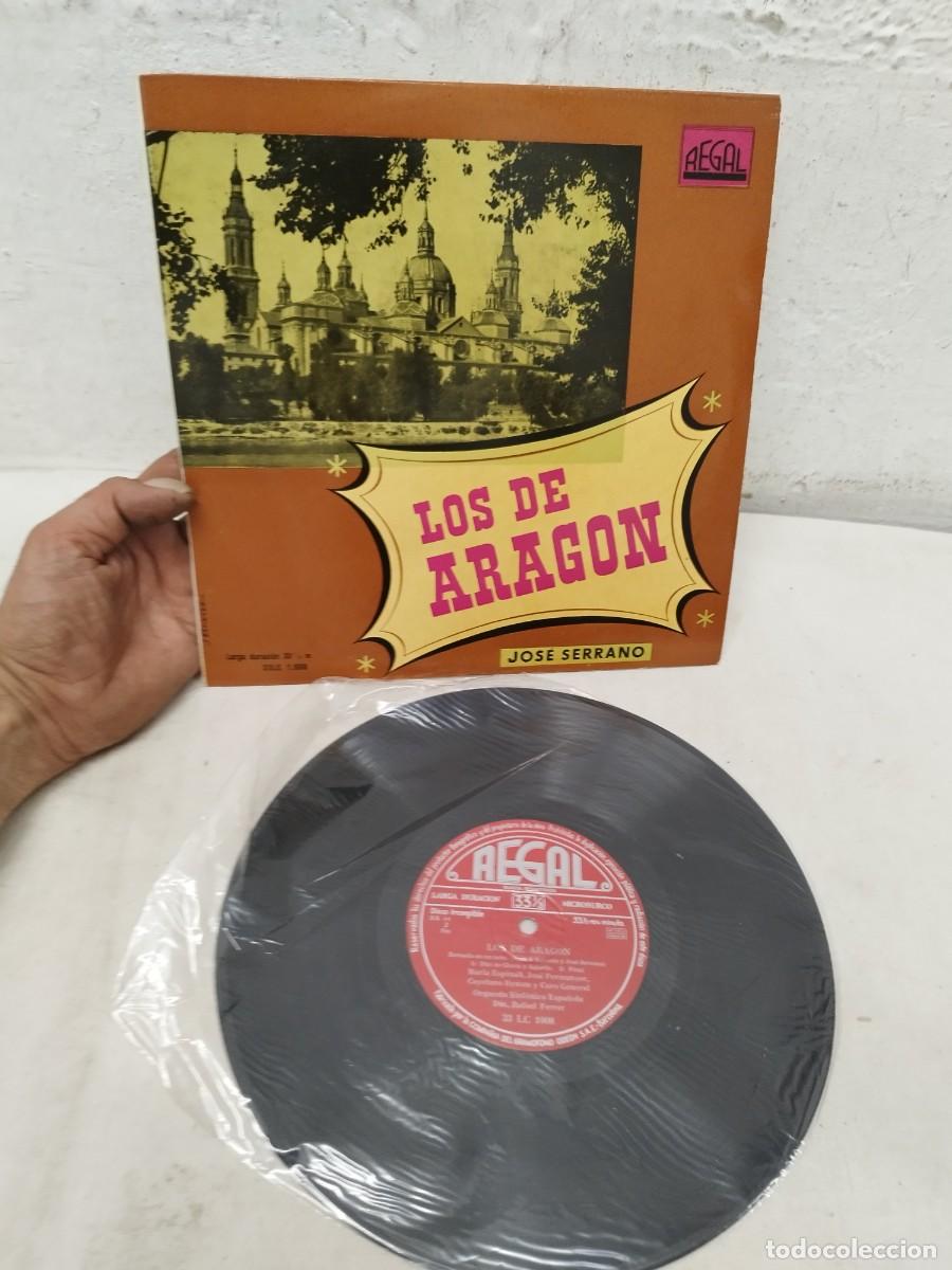 Discos de vinilo: Disco Vinilo 10&rdquo; Los De Arag&oacute;n - Jos&eacute; Serrano (Regal 1953).