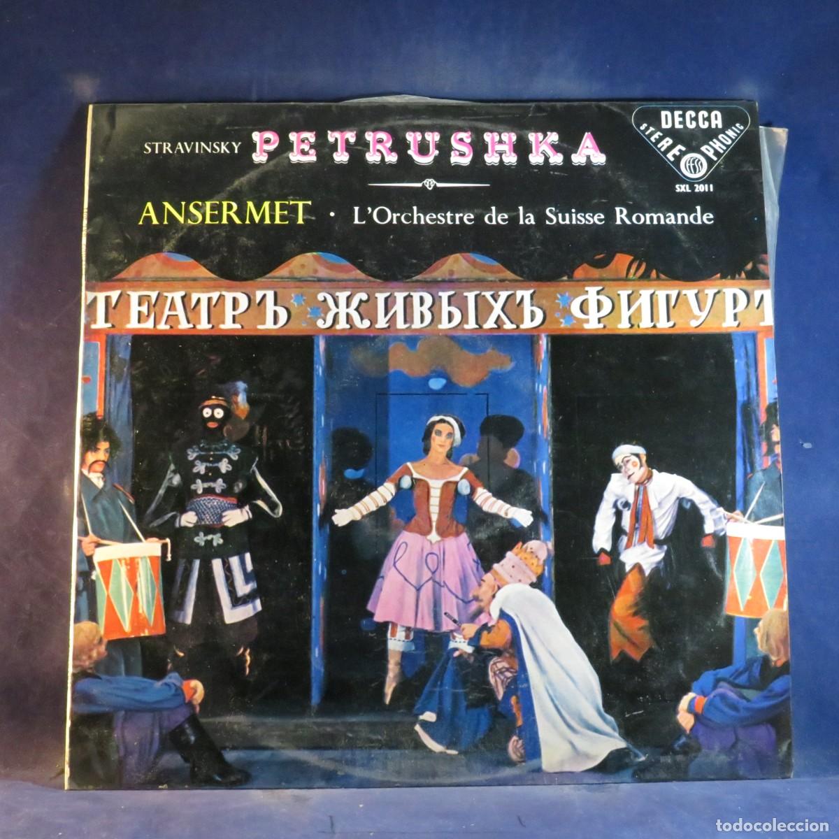 Discos de vinilo: STRAVINSKY, ANSERMET &middot; L'ORCHESTRE DE LA SUISSE ROMANDE &ndash; PETRUSHKA - LP