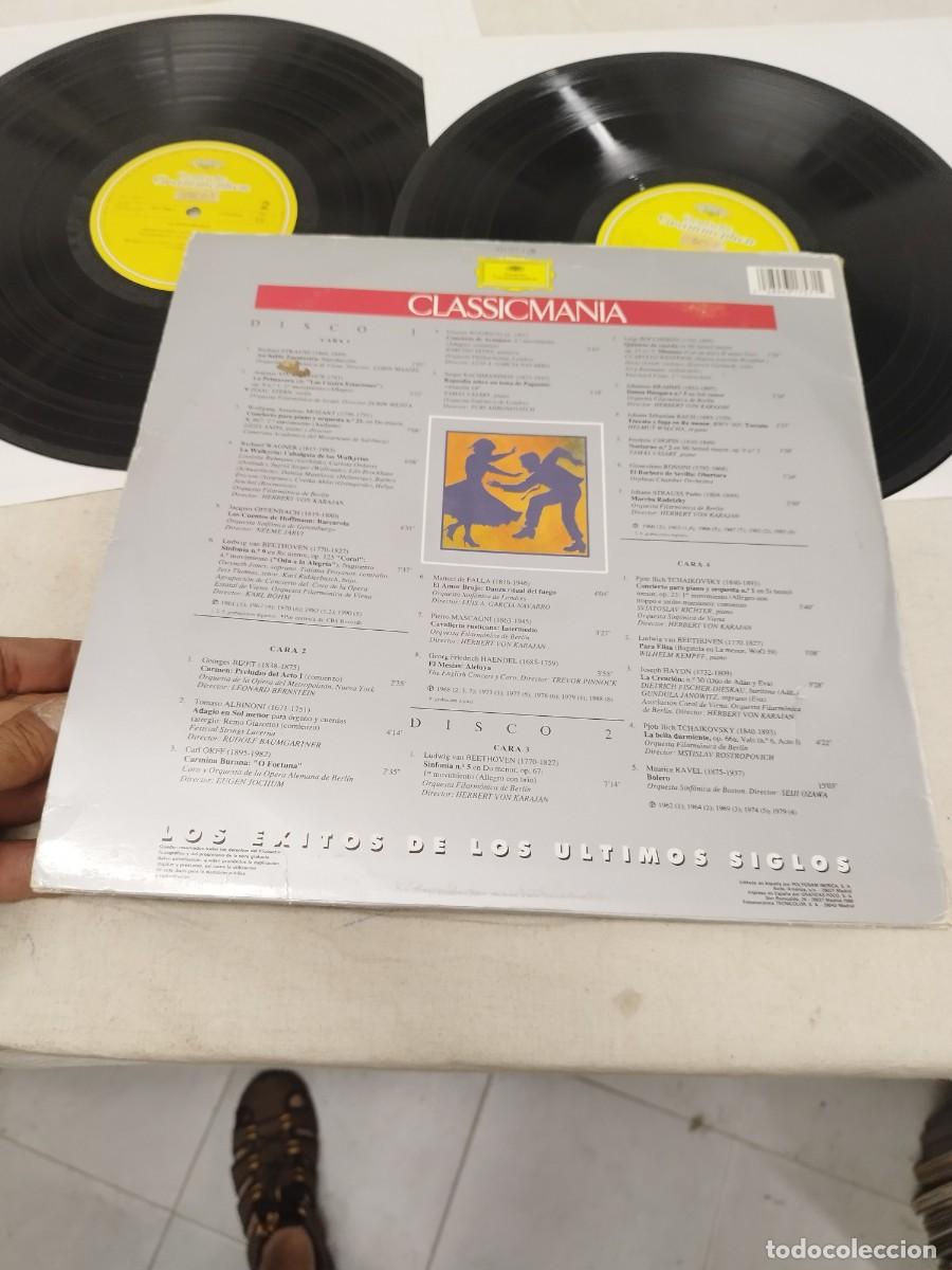 Discos de vinilo: Various &ndash; Classic Mania (Los Exitos De Los Ultimos Siglos). Doble vinilo lp. - Foto 4
