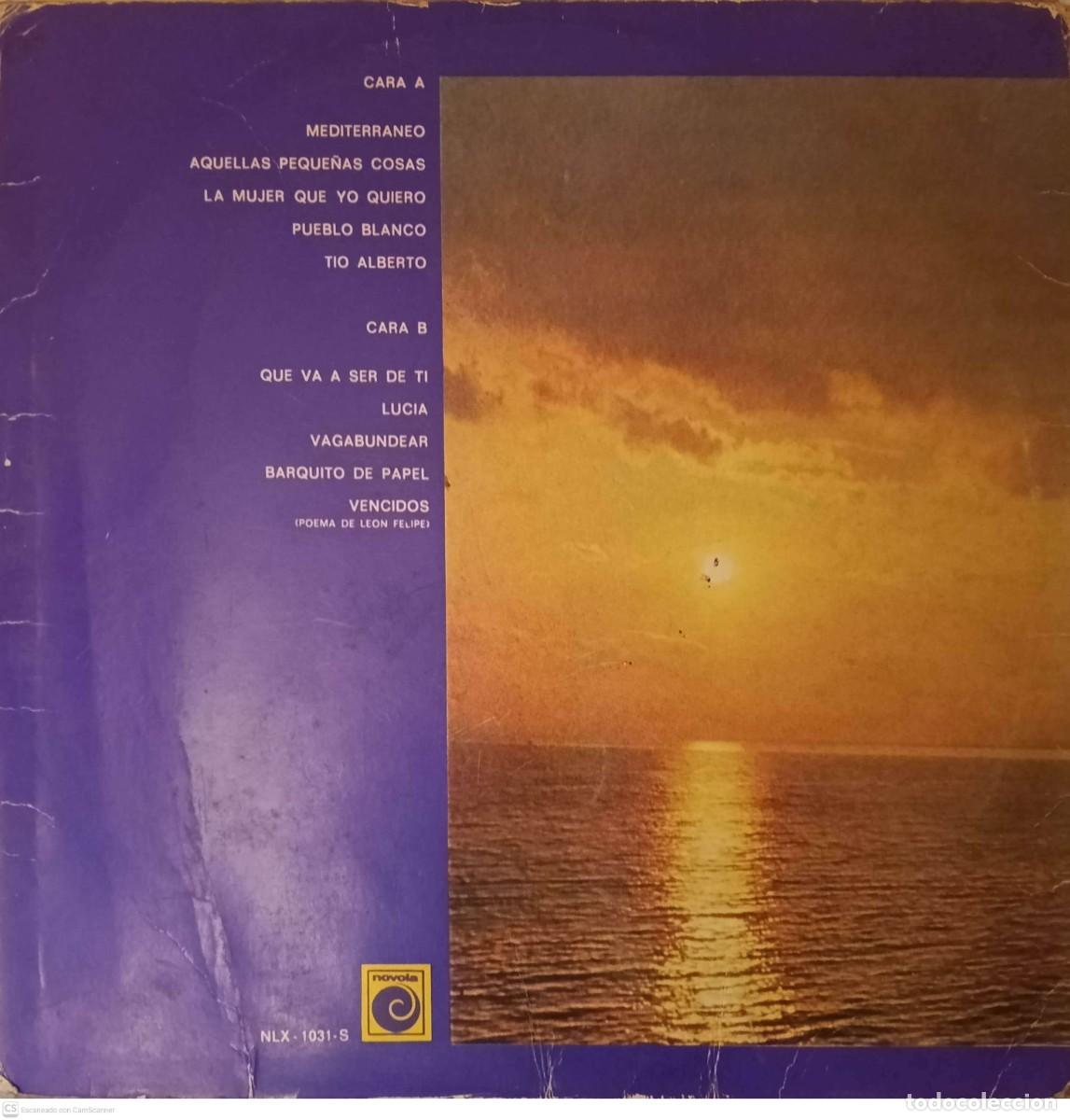 Discos de vinilo: Joan Manuel Serrat &ndash; Mediterr&aacute;neo - Foto 3