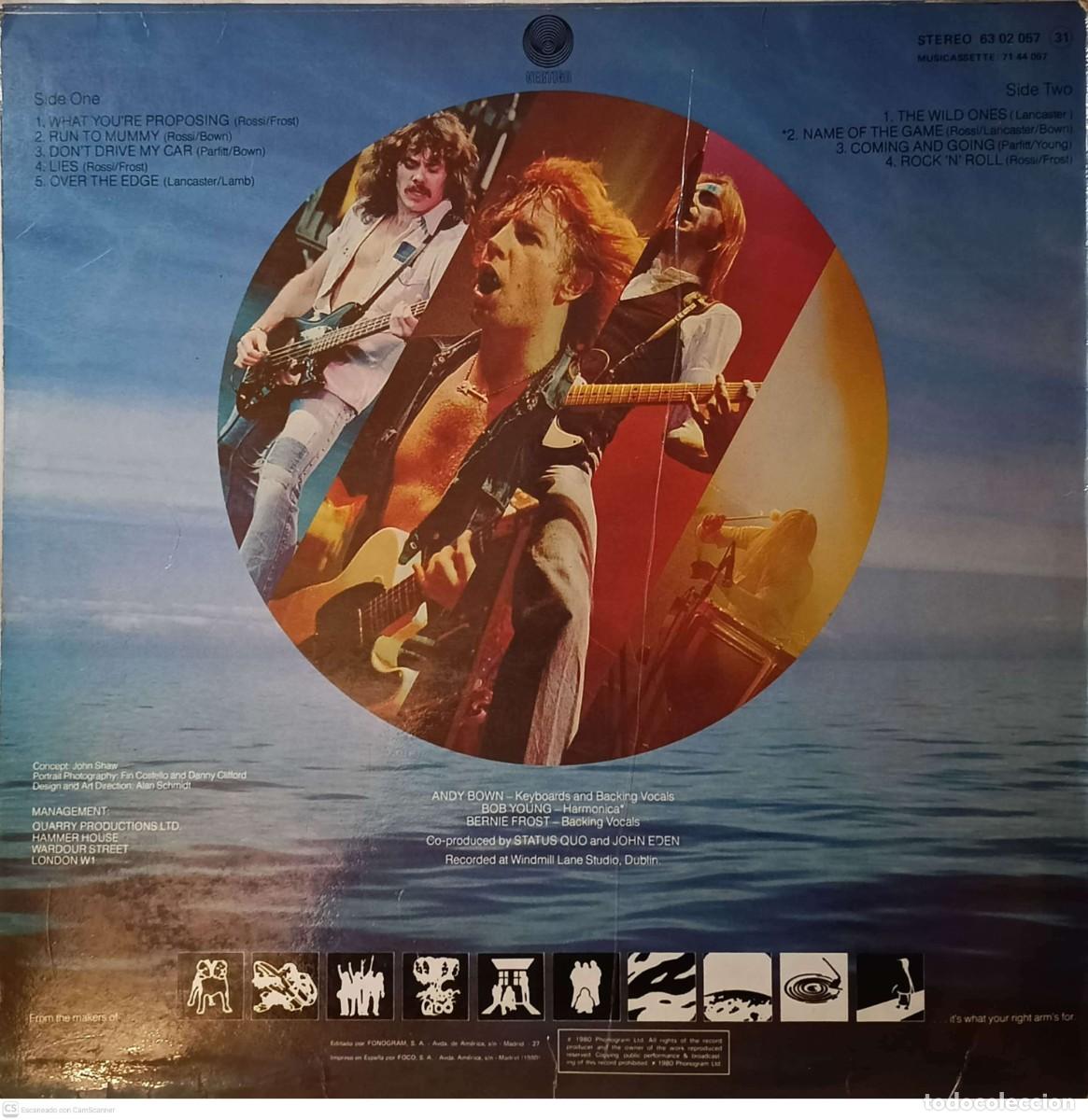 Discos de vinilo: Status Quo &ndash; Just Supposin... - Foto 2