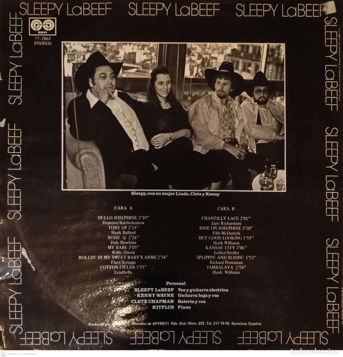 Discos de vinilo: Sleepy LaBeef* &ndash; Sleepin In Spain - Foto 2