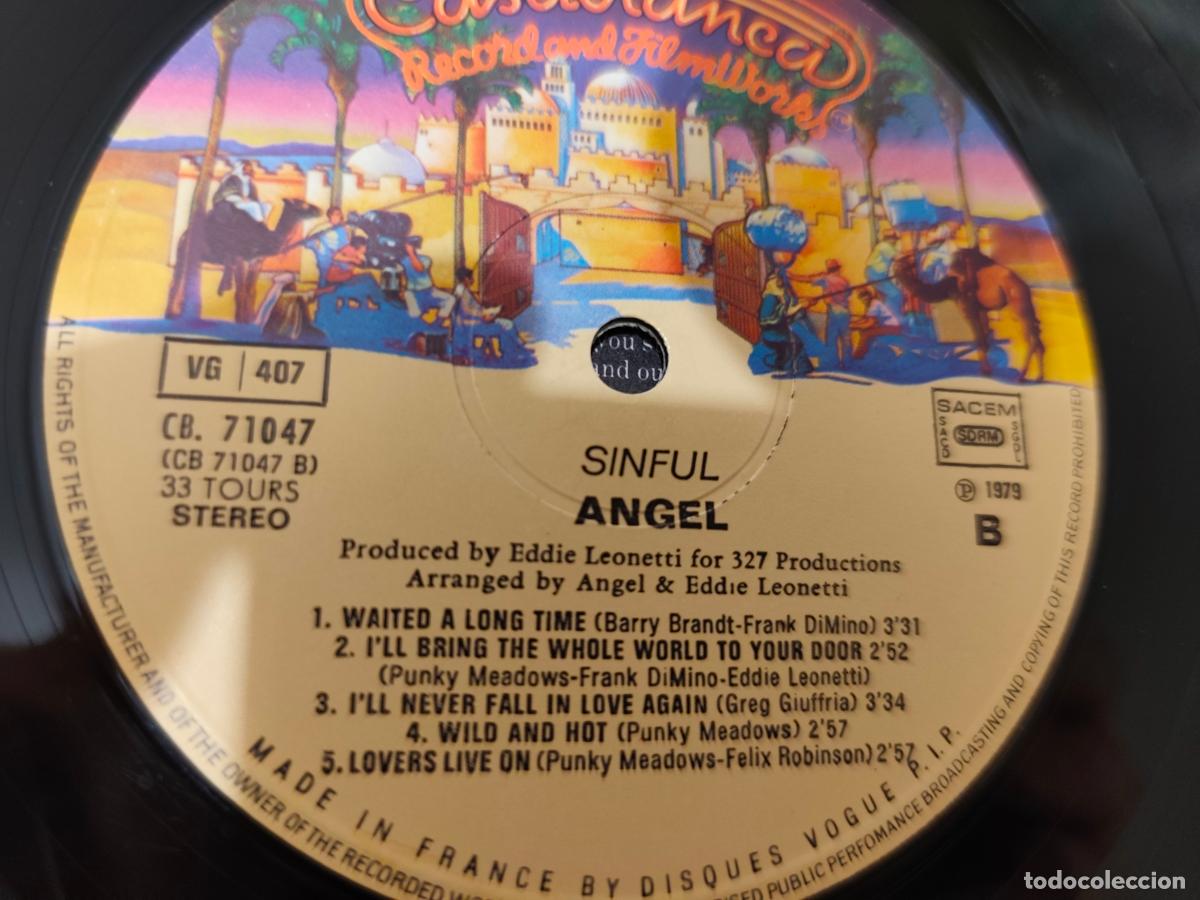 Discos de vinilo: Angel &ndash; Sinful- (1979) LP disco vinilo - Foto 2
