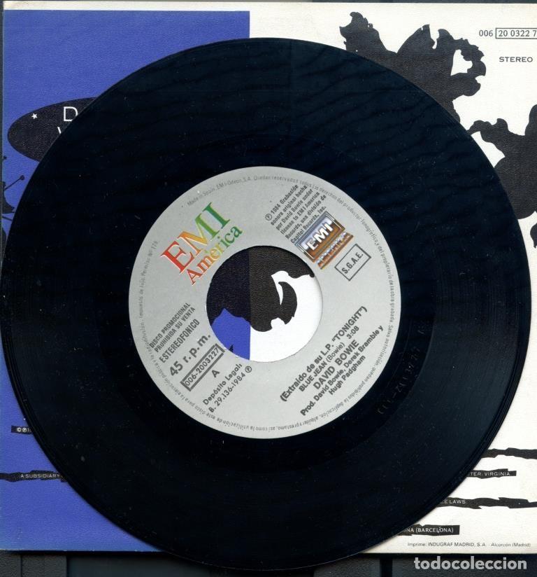 Discos de vinilo: DAVID BOWIE Blue Jean Promo - Foto 3