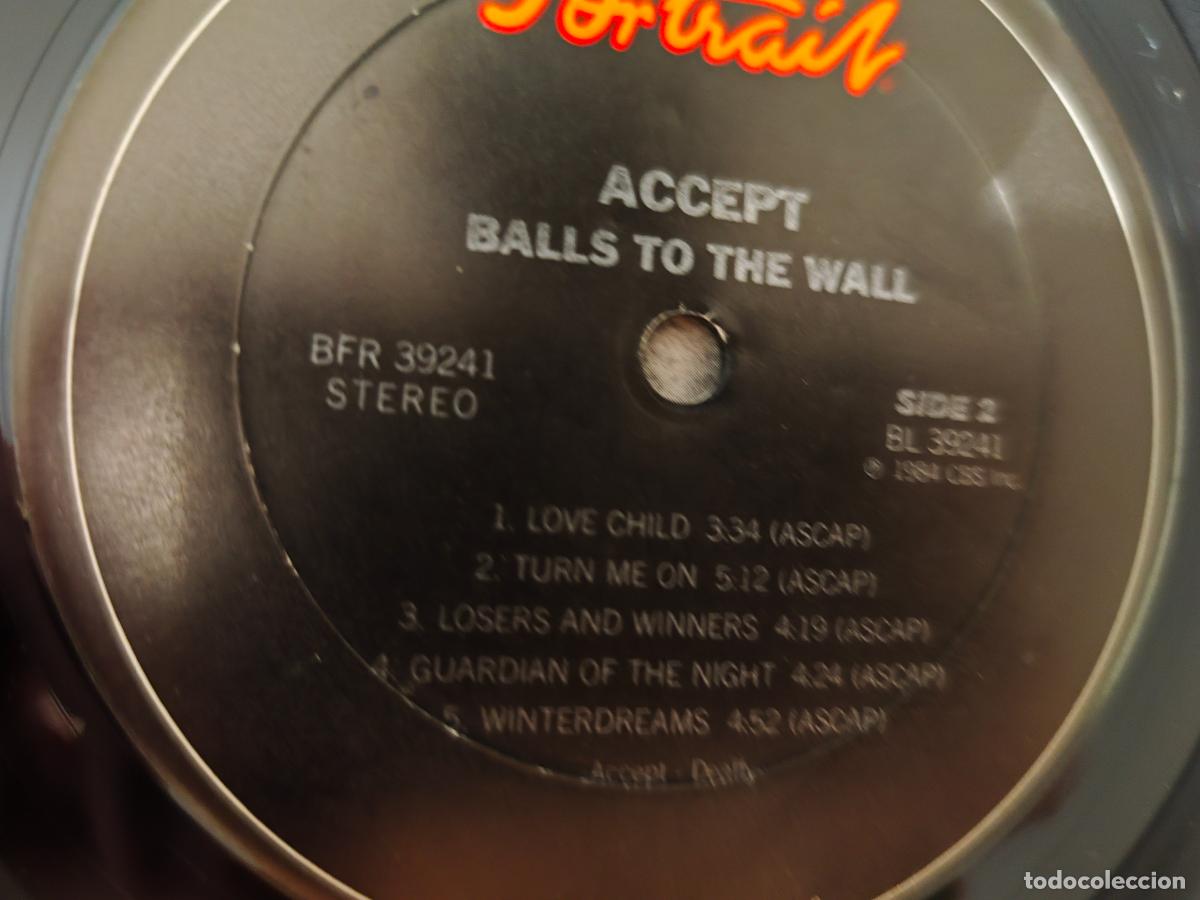 Discos de vinilo: Accept &ndash; Balls To The Wall- (1984) LP disco vinilo - Foto 2