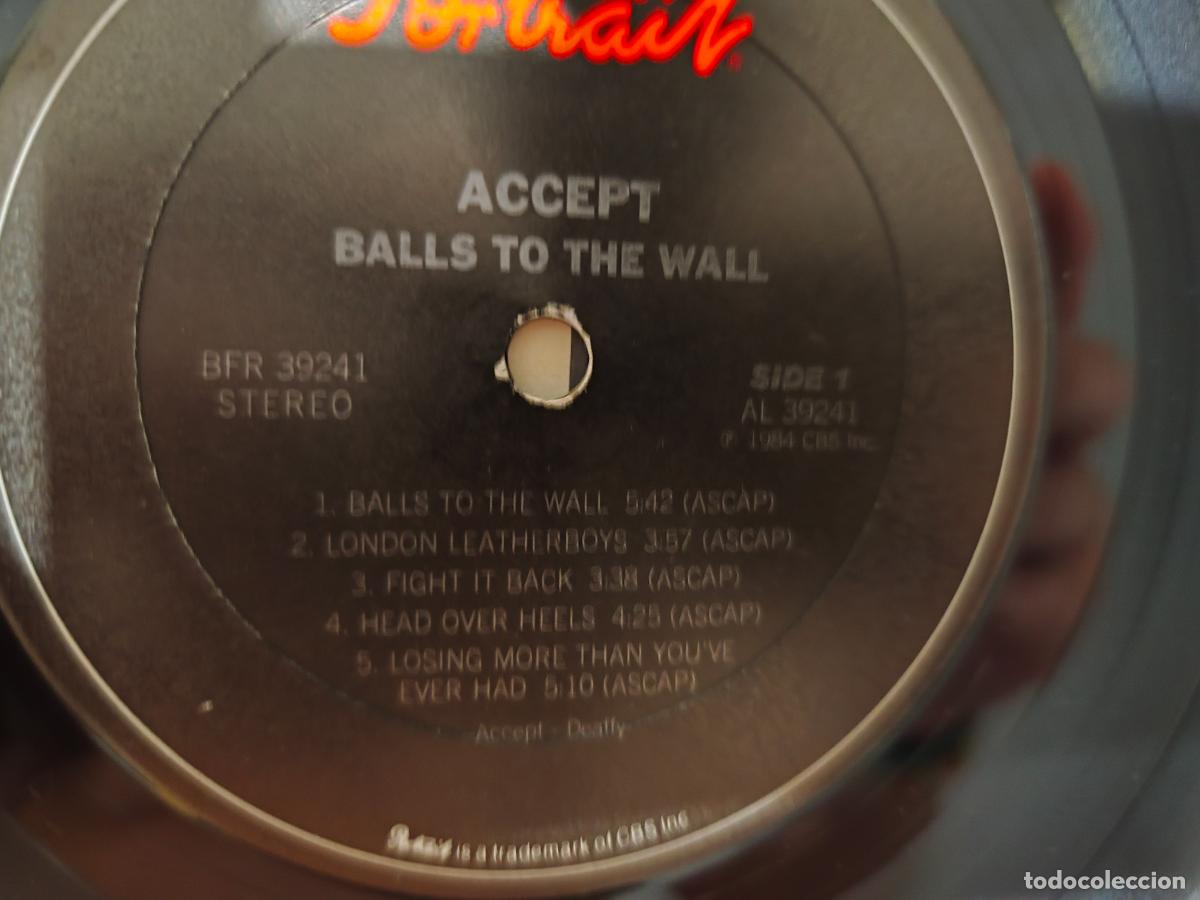 Discos de vinilo: Accept &ndash; Balls To The Wall- (1984) LP disco vinilo - Foto 3