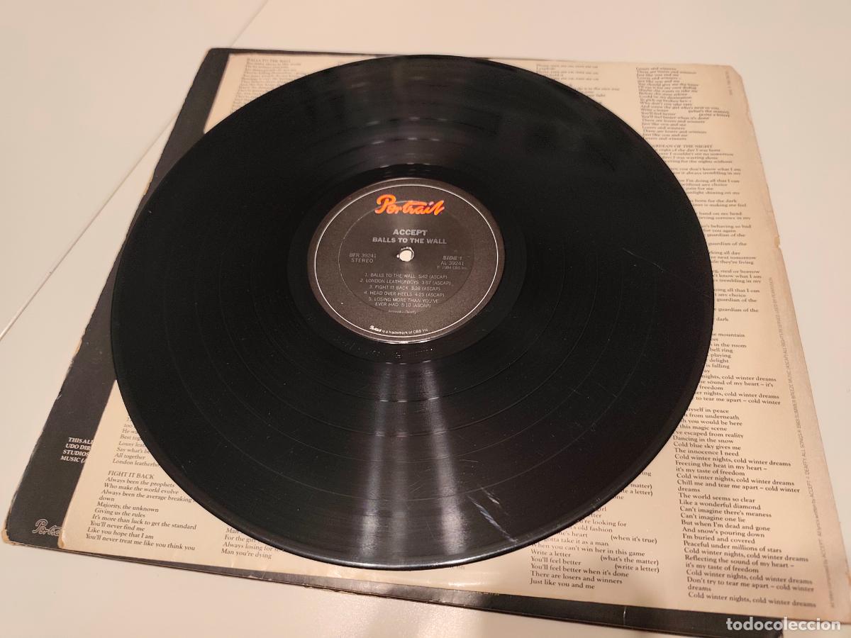 Discos de vinilo: Accept &ndash; Balls To The Wall- (1984) LP disco vinilo - Foto 4
