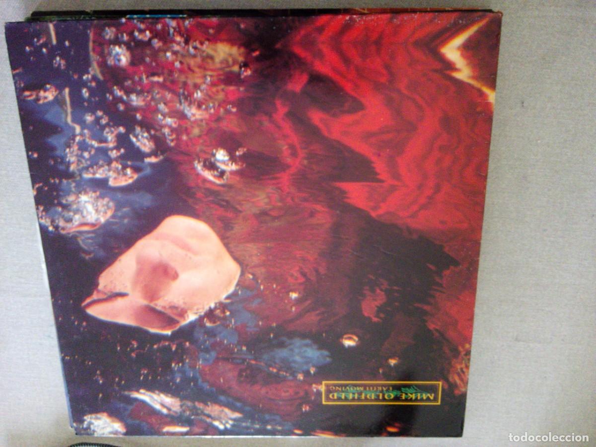 Discos de vinilo: MIKE OLDFIELD EARTH MOVING LP SPAIN INSERTO