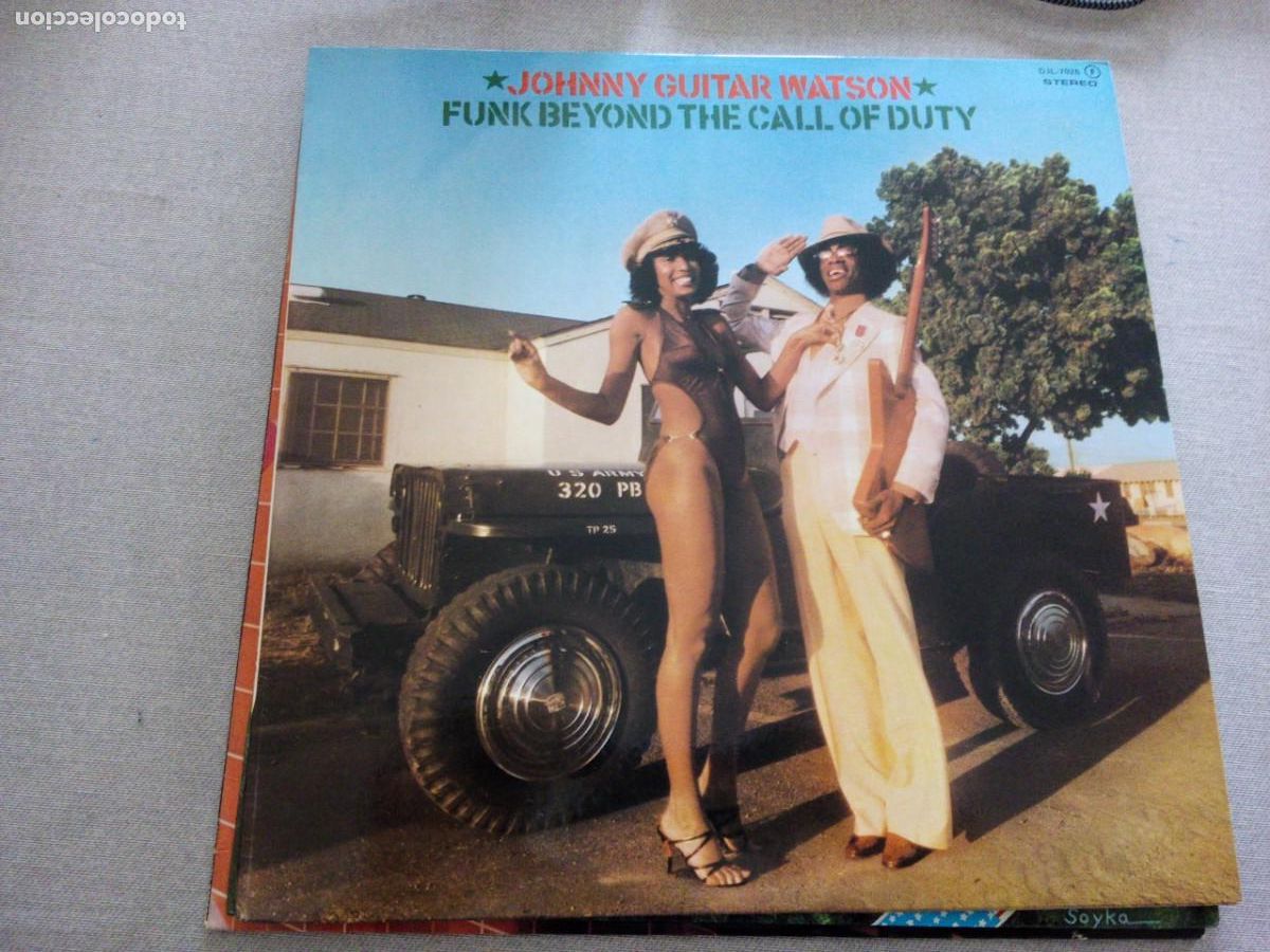 Discos de vinilo: Johnny Guitar Watson - Funk Beyond The Call Of Duty (LP, Album) SPAIN 1978