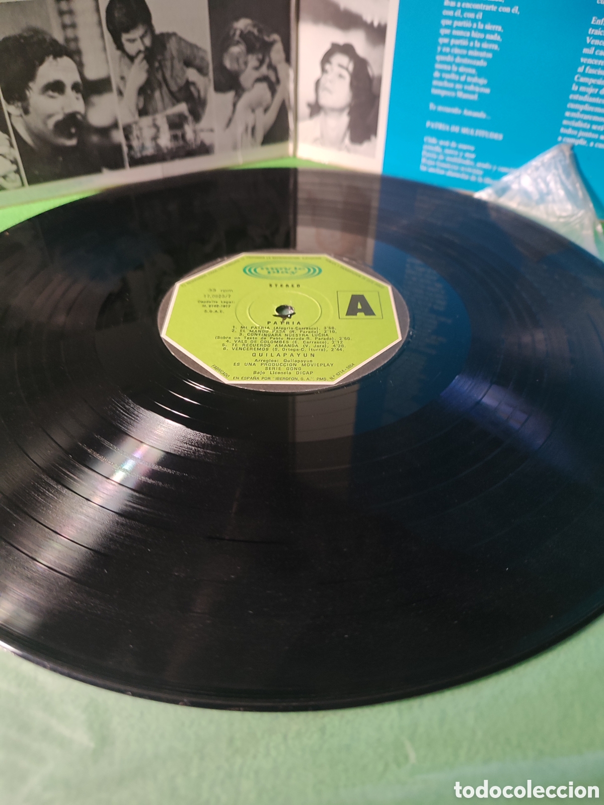 Discos de vinilo: Quilapayun - Patria Edicion original - Foto 3