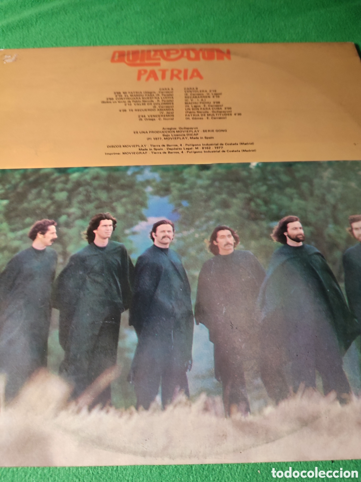 Discos de vinilo: Quilapayun - Patria Edicion original - Foto 4