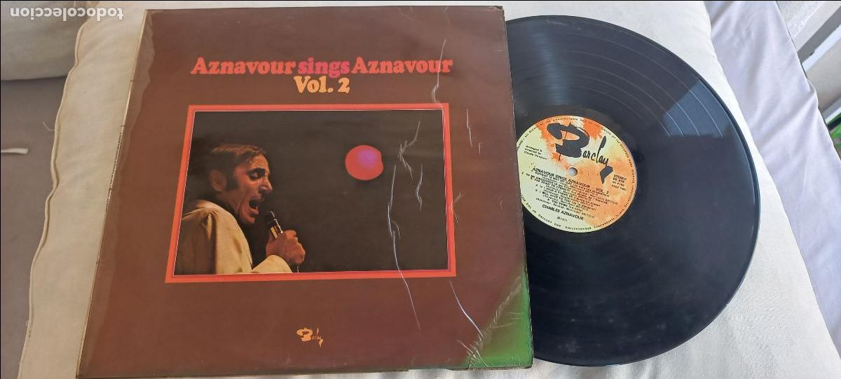 Discos de vinilo: Charles Aznavour &ndash; Aznavour Sings Aznavour Vol. 2. 1971. UK. Barclay &ndash; 80418. Vinilo LP Album