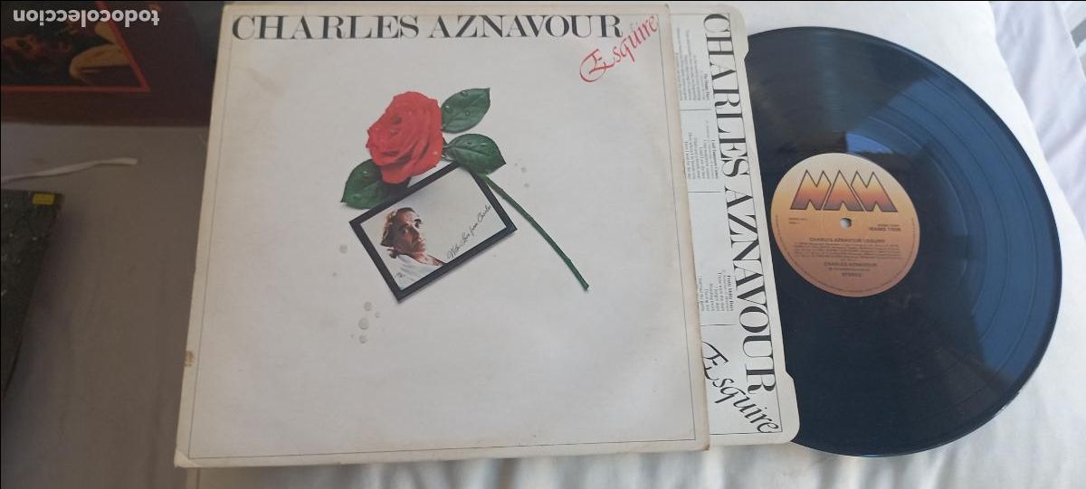 Discos de vinilo: Charles Aznavour &ndash; Esquire. UK 1978. Mam. &ndash; MAMS 1006 Vinilo LP Album