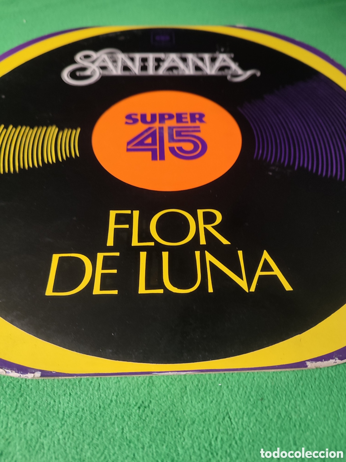 Discos de vinilo: Santana - Flor de luna Maxi single - Foto 2