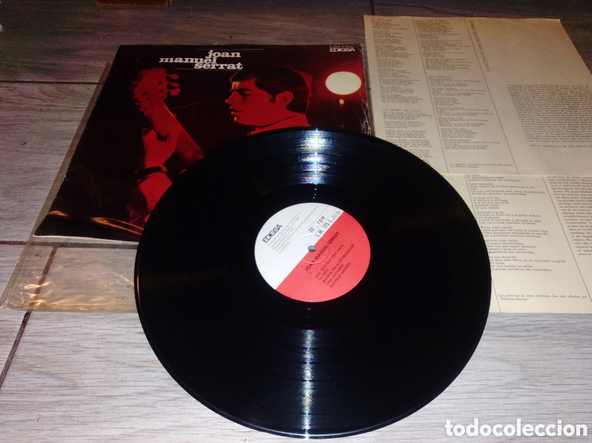 Discos de vinilo: JOAN MANUEL SERRAT - JOAN MANUEL SERRAT - SPAIN - EDIGSA - CONTIENE ENCARTE CATALA /CASTELLA - L -
