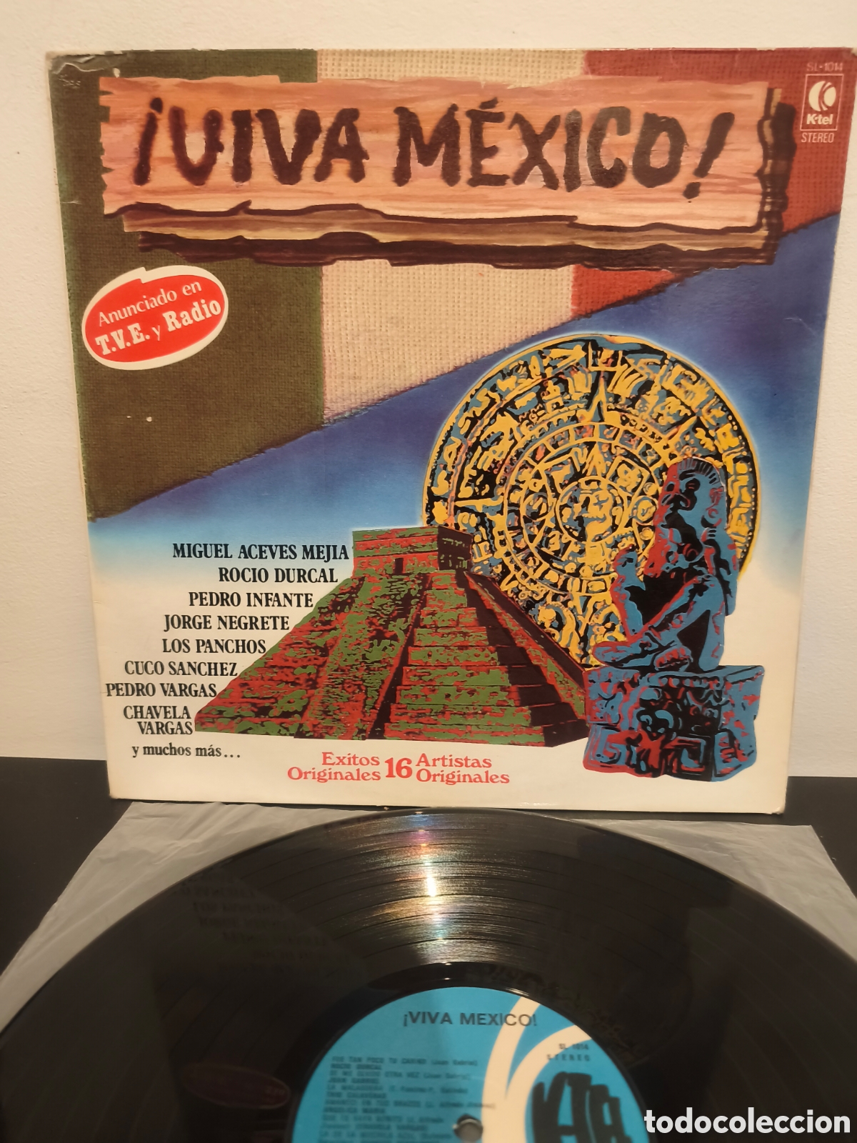 Discos de vinilo: Roc&iacute;o D&uacute;rcal, Juan Gabriel, Chavela Vargas, Los Panchos, entre otros) ​&iexcl;Viva M&eacute;xico! LX.2