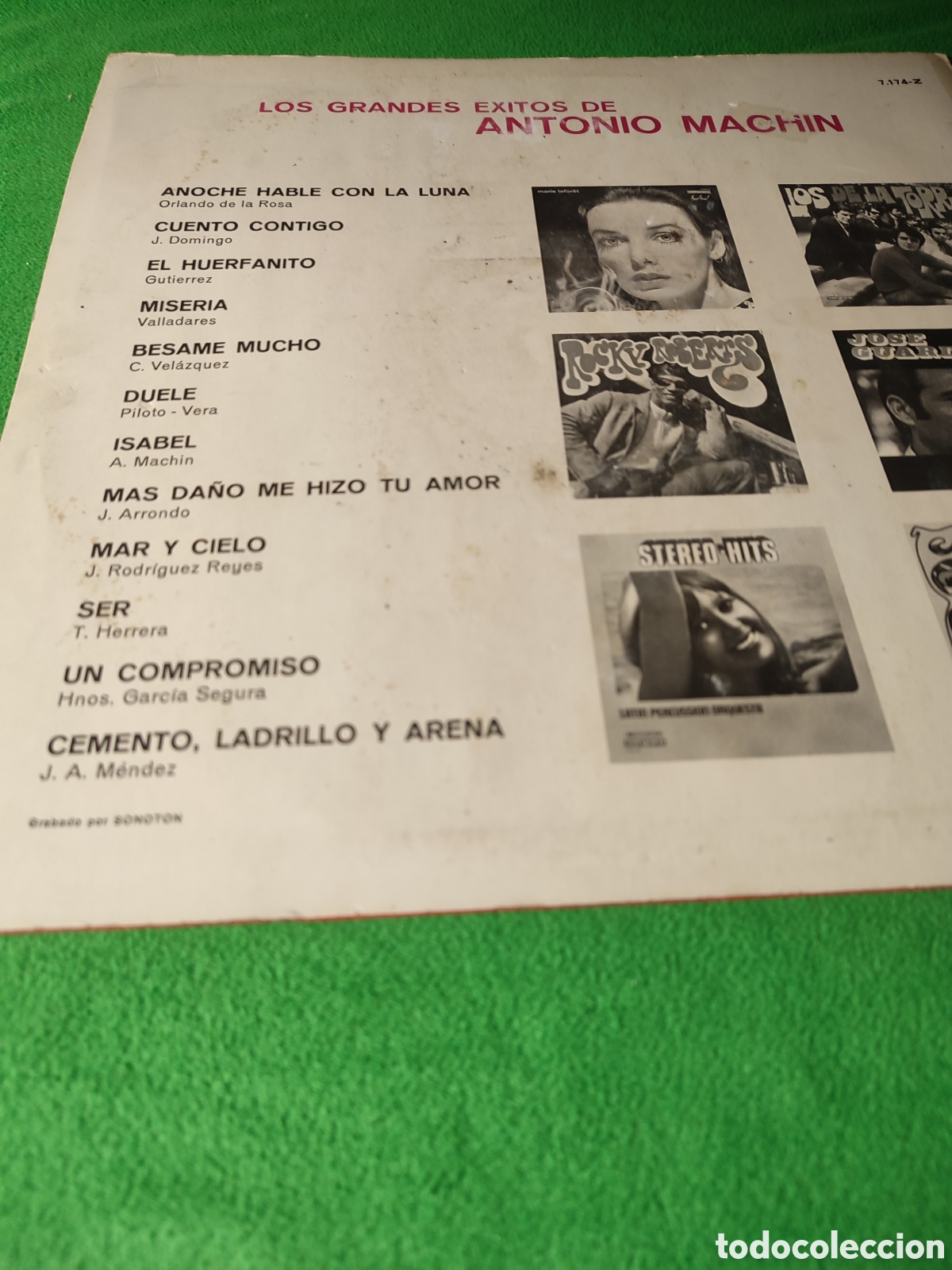 Discos de vinilo: Antonio Machin - Los grandes &eacute;xitos de - Foto 2