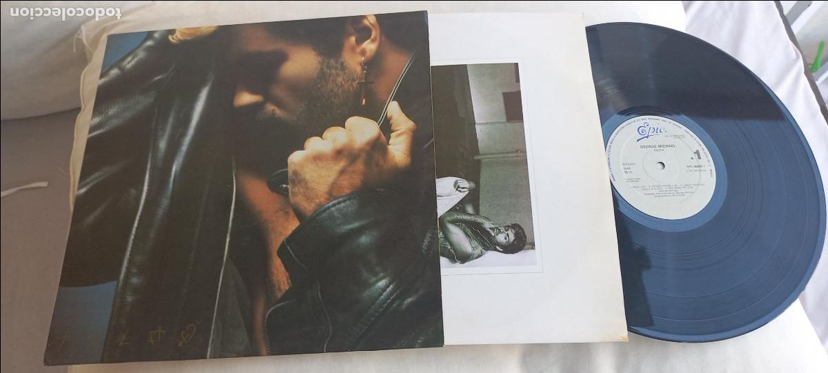 Discos de vinilo: George Michael &ndash; Faith. Epic &ndash; EPC 460000 1. Espa&ntilde;a. 1987. Vinilo, LP, Album.