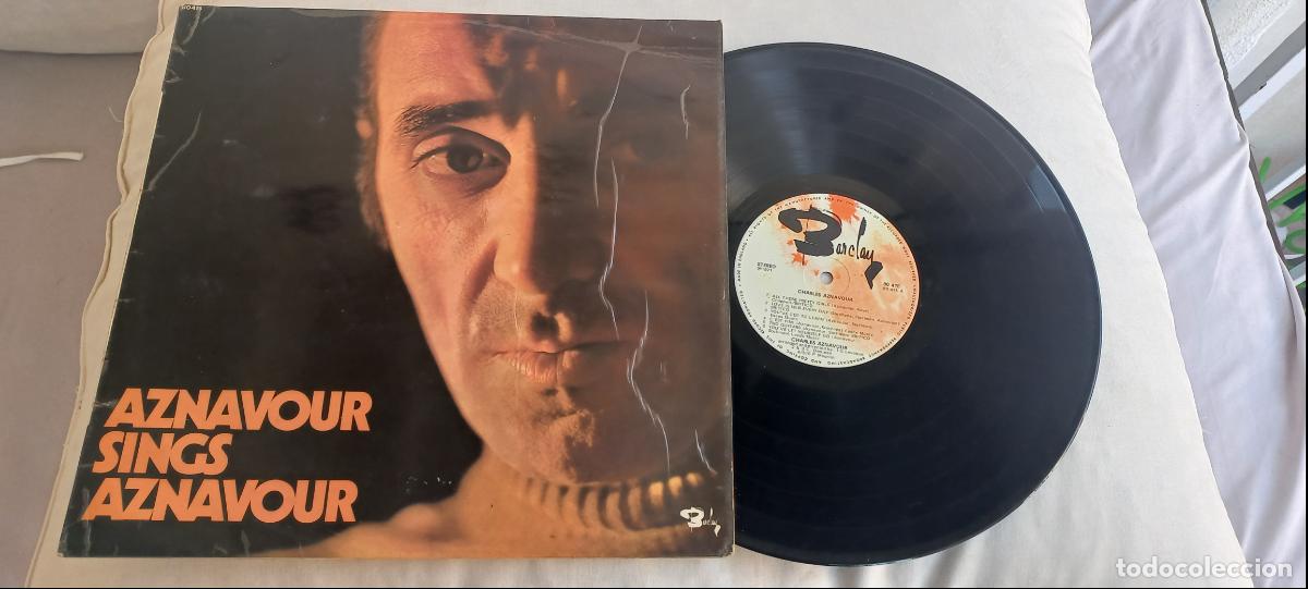 Discos de vinilo: Charles Aznavour &ndash; Aznavour Sings Aznavour. UK 1971. Barclay &ndash; 80415. Vinilo, LP, Compilation