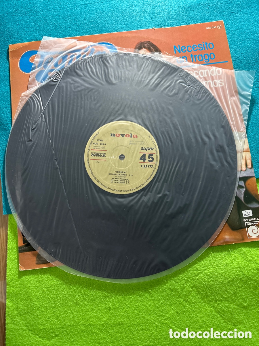 Discos de vinilo: Tequila ( promocional necesito un trago) - Foto 3