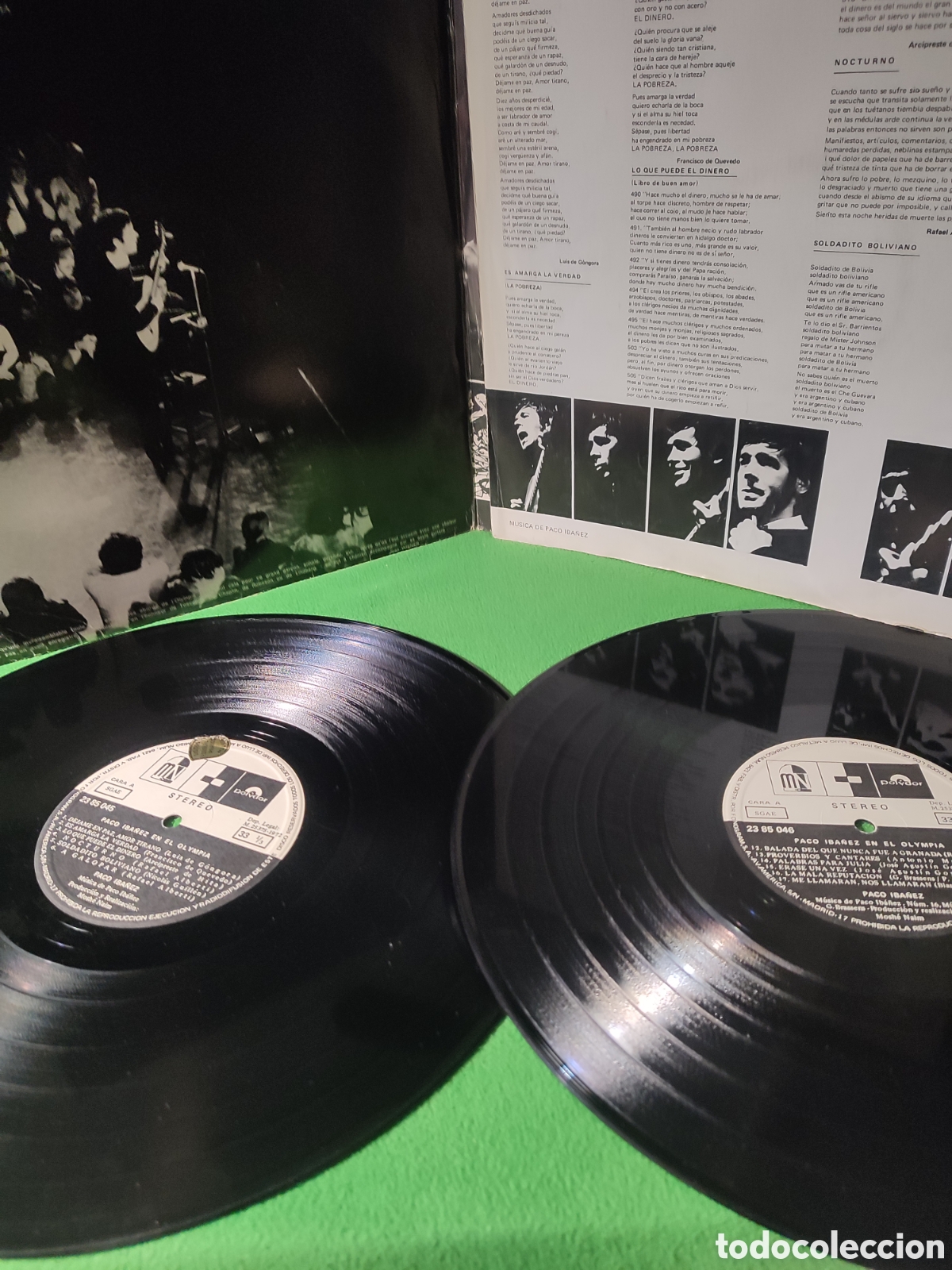 Discos de vinilo: Paco Ib&aacute;&ntilde;ez - En el Olympia 2 Lps - Foto 2