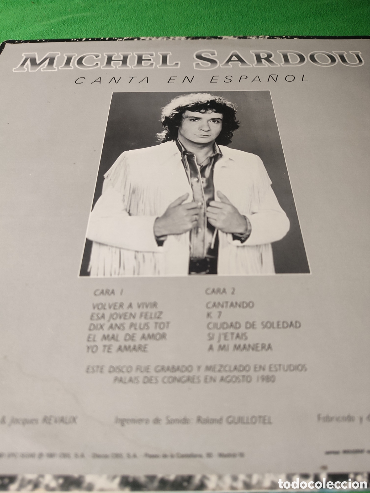 Discos de vinilo: Michel Sardou - Canta en espa&ntilde;ol 1981 - Foto 2