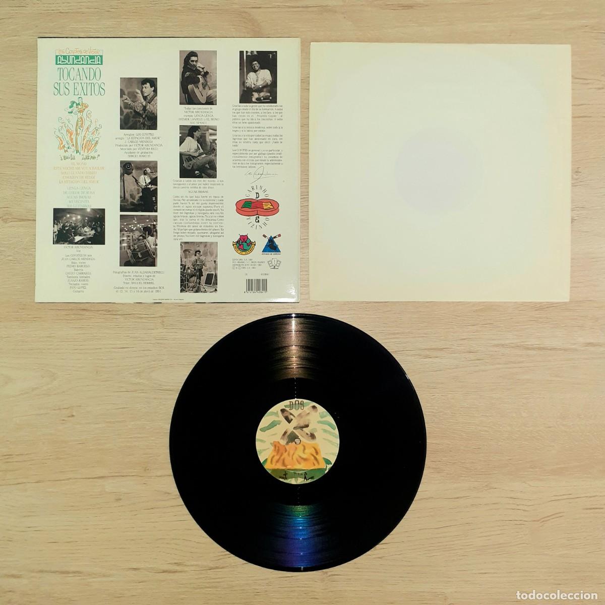Discos de vinilo: Disco vinilo LOS COYOTES DE V&Iacute;CTOR ABUNDANCIA &rdquo;Tocando sus &eacute;xitos&rdquo; - Foto 2