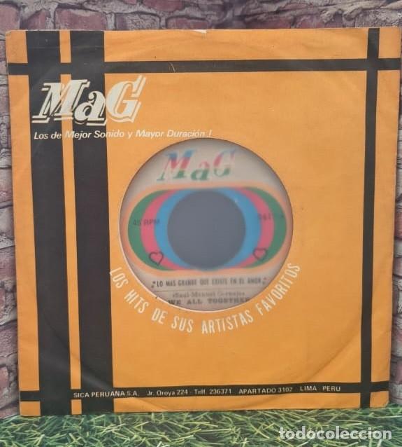 Discos de vinilo: We All Together &rdquo;Lo mas grande que existe es el amor&rdquo; Vinilo color celeste