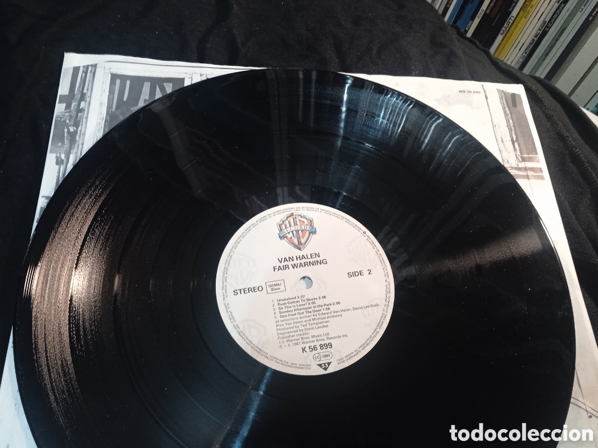 Discos de vinilo: VAN HALEN &rdquo;FAIR WARNING&rdquo; ED ALEM 1981. - Foto 2