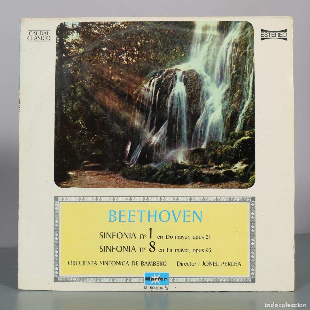 Discos de vinilo: LP. Sinfonia n 1 en Do mayor, opus 21 - Sinfonia n 8 en Fa mayor, opus 93 - Ludwig van Beethoven,