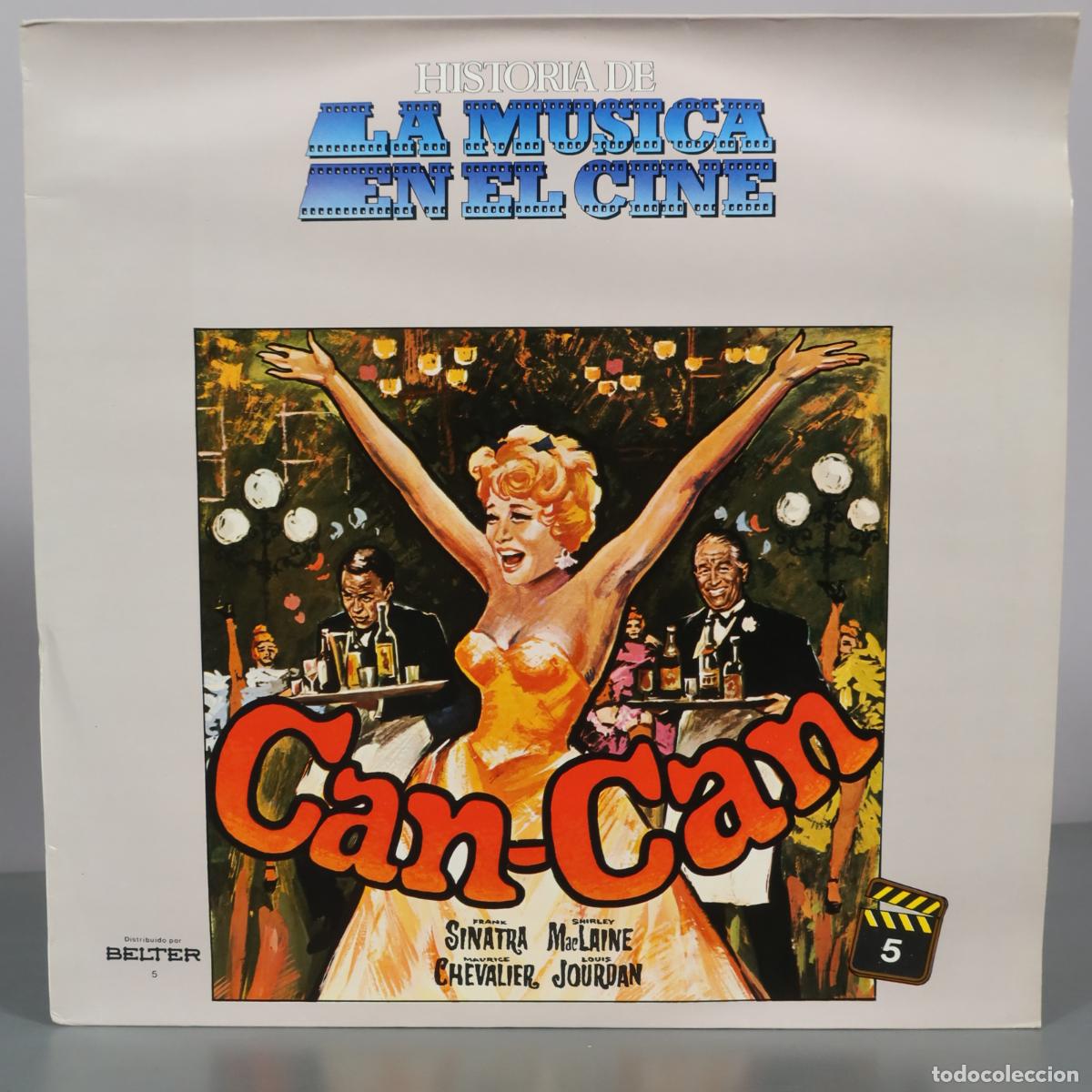 Discos de vinilo: LP. Historia de la Musica en el Cine - Can-Can - Frank Sinatra, Shirley MacLaine, Maurice Chevalier,