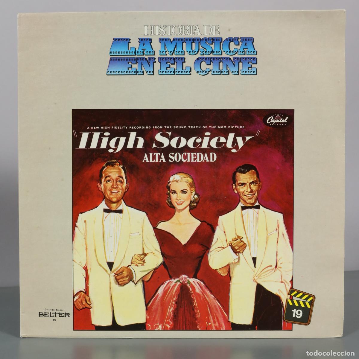 Discos de vinilo: LP. High Society - Alta Sociedad - Bing Crosby, Grace Kelly, Frank Sinatra - Capitol Records