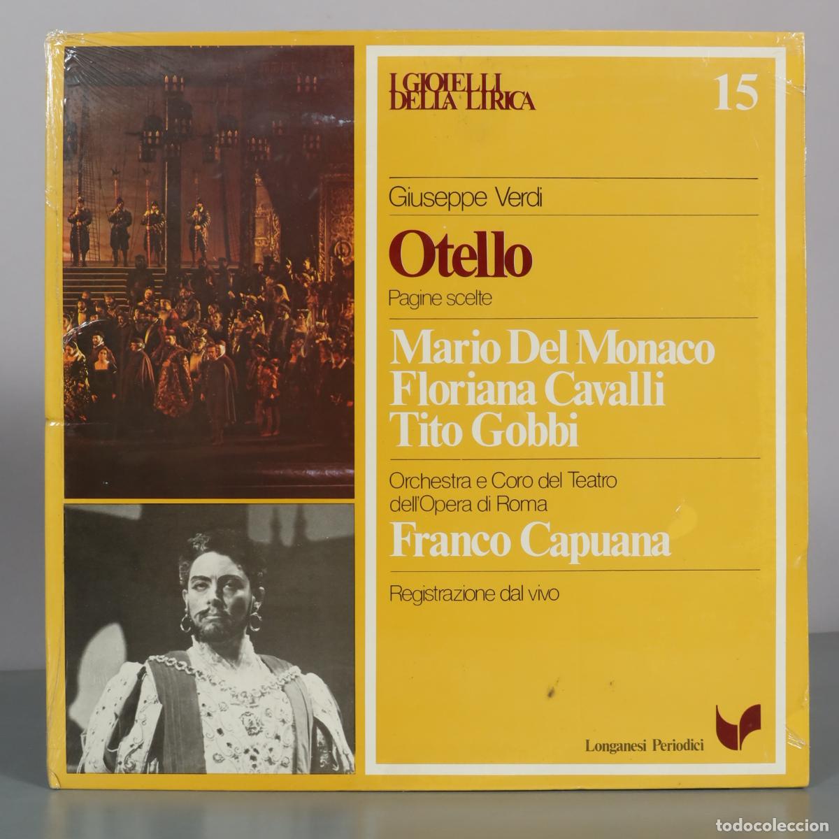 Discos de vinilo: LP. Otello - Giuseppe Verdi - Mario Del Monaco, Floriana Cavalli, Tito Gobbi, Orchestra . PRECINTADO