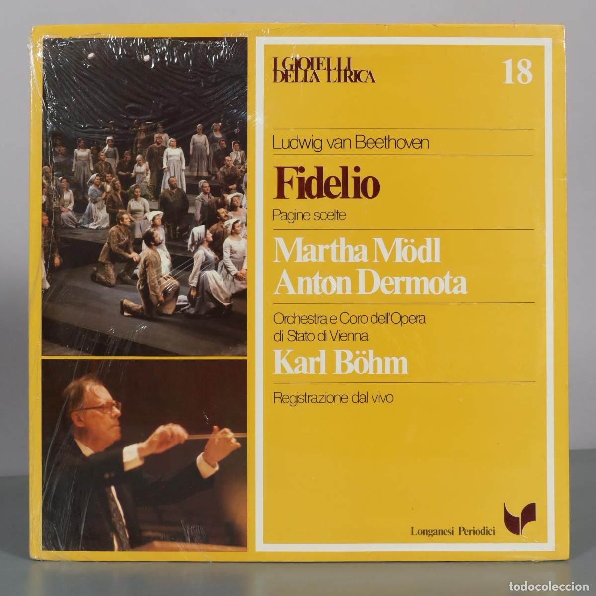 Discos de vinilo: LP. Ludwig van Beethoven - Fidelio - Pagine scelte - Martha M&ouml;dl, Anton Dermota, Karl . PRECINTADO