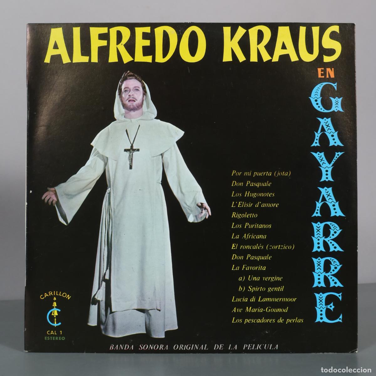 Discos de vinilo: LP. Alfredo Kraus en Gayarre - Banda sonora original de la pel&iacute;cula - Carillon