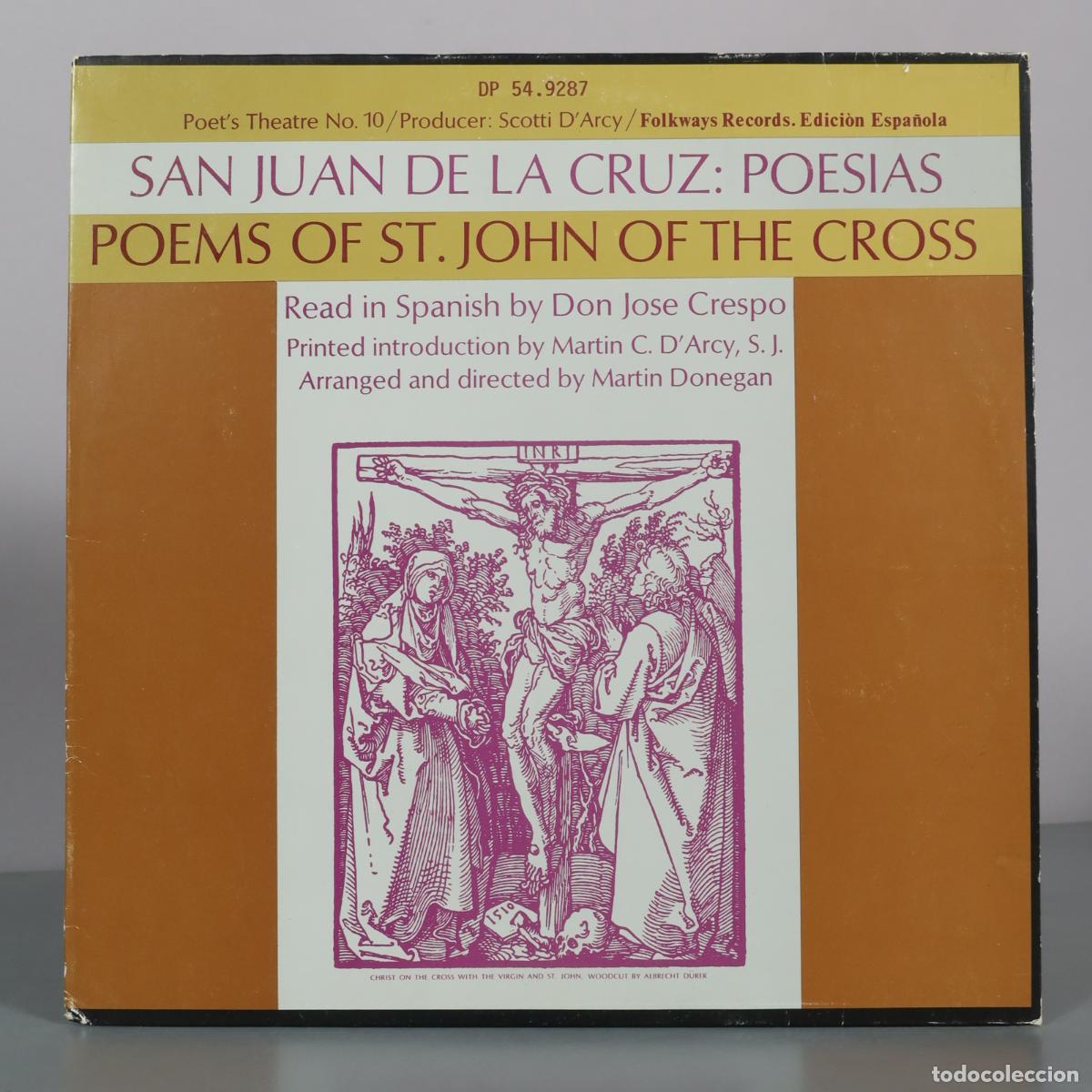 Discos de vinilo: LP. San Juan de la Cruz: Poesias - Don Jose Crespo - Dial Discos