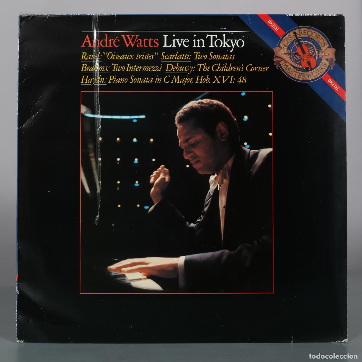 Discos de vinilo: LP. Andr&eacute; Watts Live in Tokyo - CBS Masterworks - Foto 1