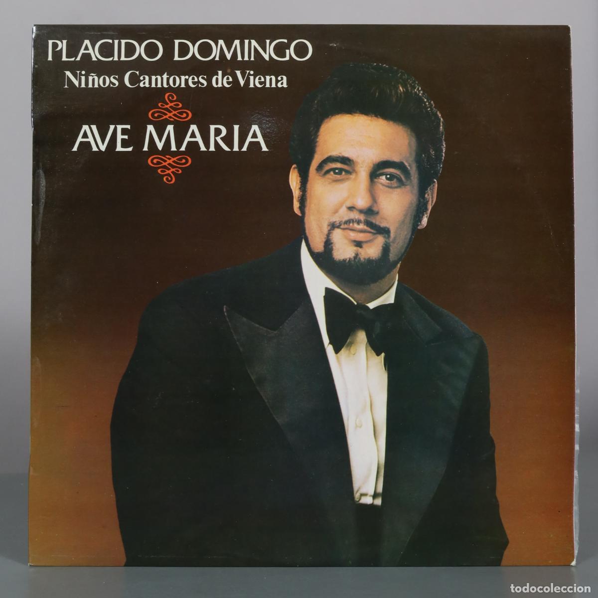 Discos de vinilo: LP. Ave Maria - Placido Domingo, Ni&ntilde;os Cantores de Viena - RCA Records