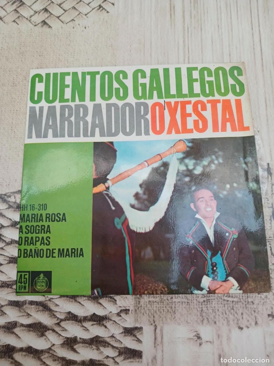 Discos de vinilo: Single cuentos gallegos narrador o xestal