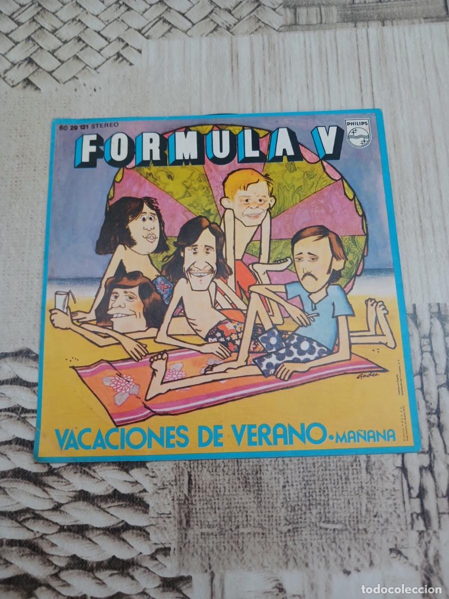 Discos de vinilo: Single F&oacute;rmula V vacaciones de verano - Foto 1