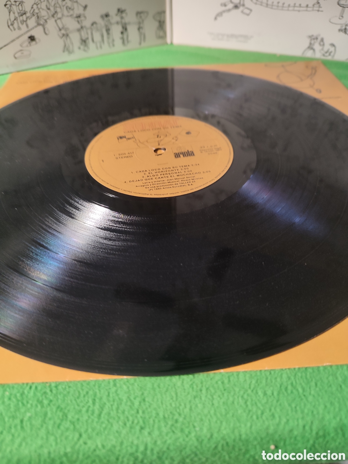 Discos de vinilo: Joan Manuel Serrat - Cada loco con su tema - Foto 3