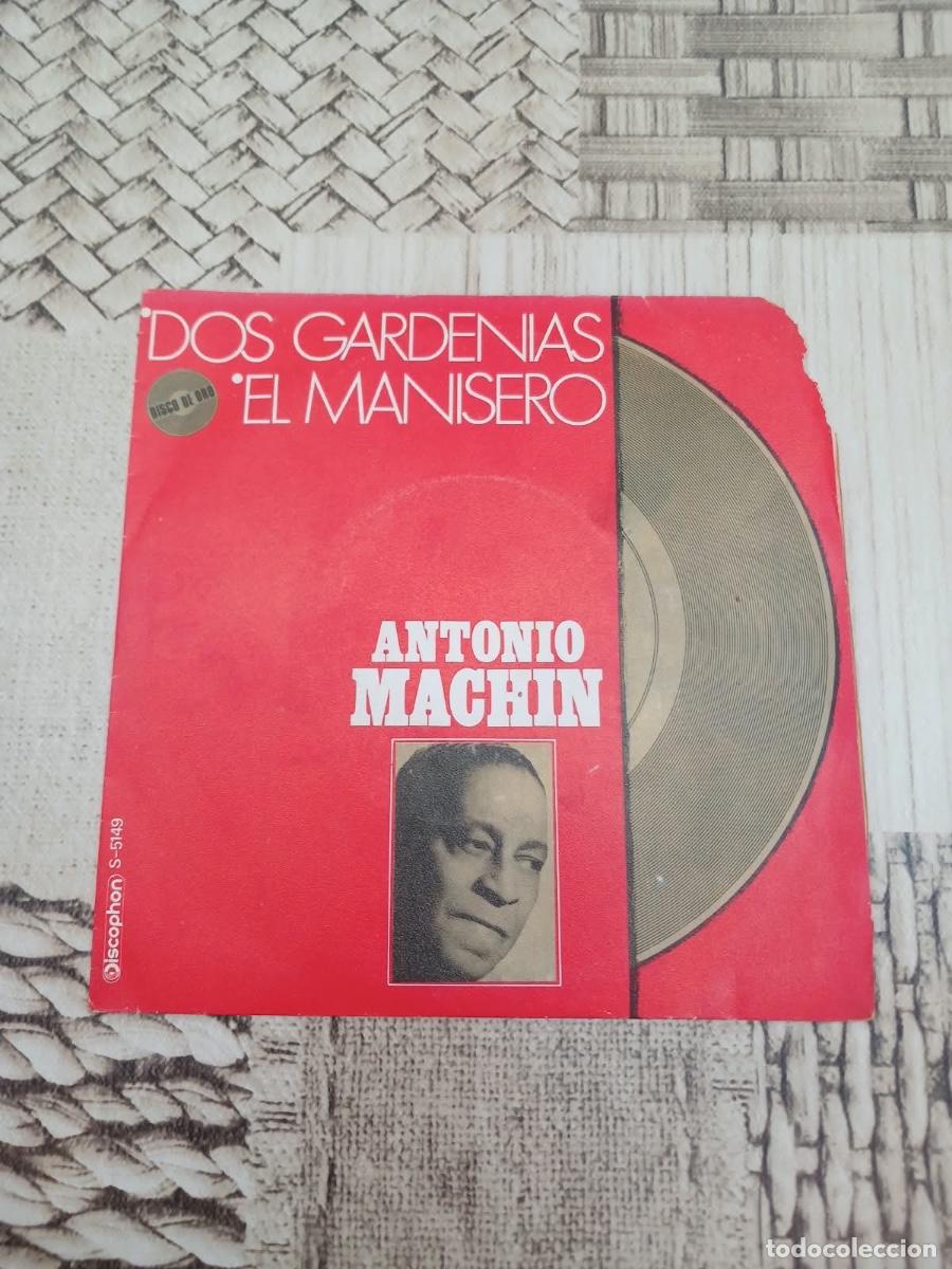 Discos de vinilo: Single Antonio Machin Dos gardenias