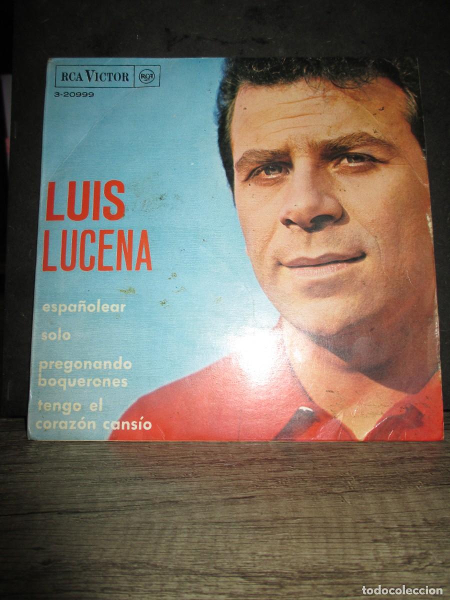 Discos de vinilo: 991- Vinilo EP 7'' Luis Lucena - Espa&ntilde;olear (RCA Victor, 1966) - Excelente estado