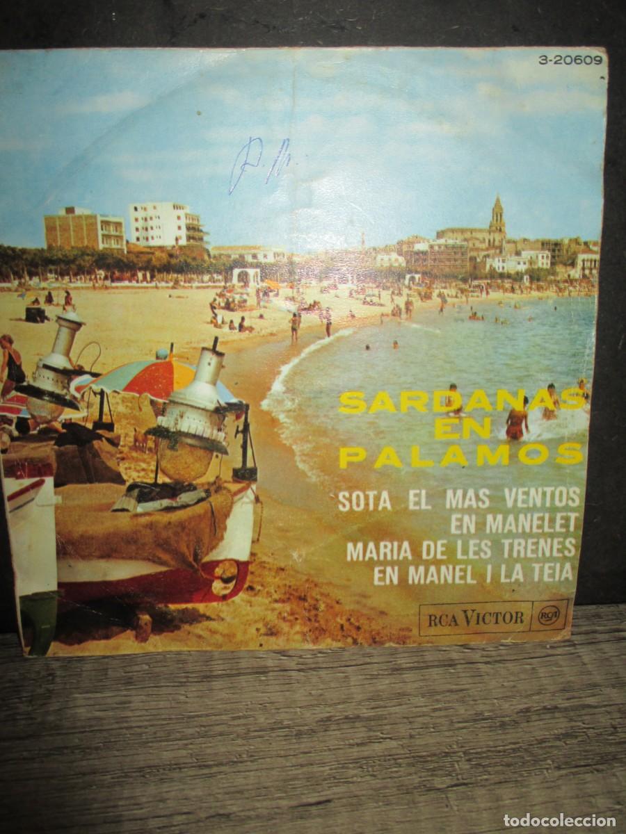 Disques de vinyle: 990- EP Vinilo 7&rdquo; Sardanas En Palam&oacute;s - Cobla Barcelona (RCA Victor, 1963) - Muy buen estado