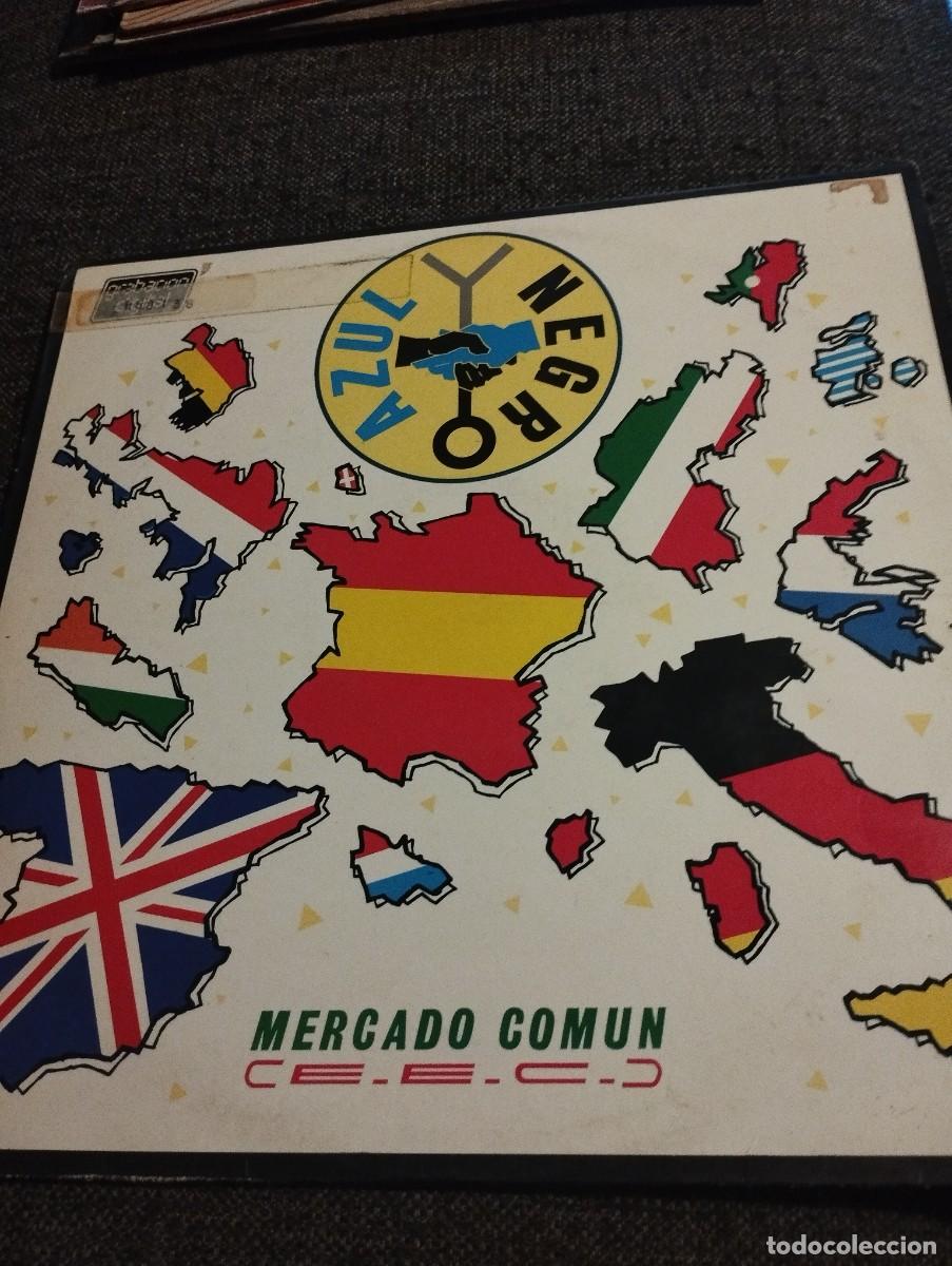 Discos de vinilo: Azul y Negro - Mercado Com&uacute;n - Edici&oacute;n de 1985 de Espa&ntilde;a